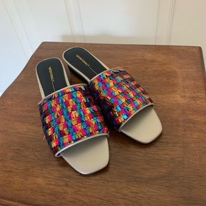 NIB Intentionally Blank Sequin Sandals